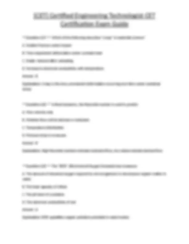 [CET] Certified Engineering Technologist CET Certification Exam Guide ...