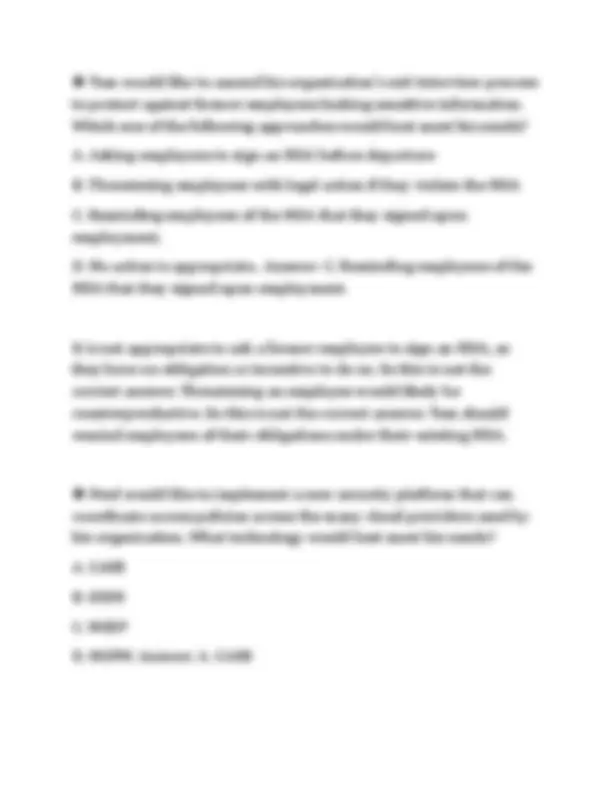 CYBER SECURITY CERT TEST FINAL SCRIPT 2026 COMPLETE SOLUTION SET ...