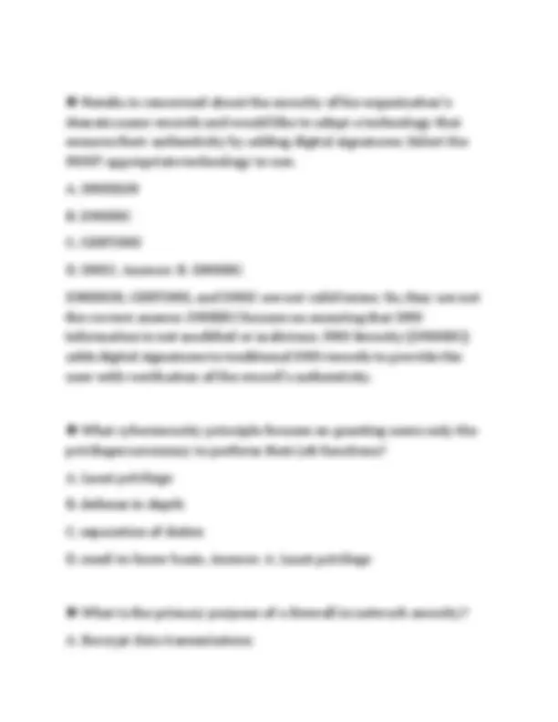 CYBER SECURITY CERT TEST FINAL SCRIPT 2026 COMPLETE SOLUTION SET ...