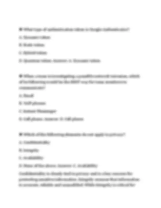 CYBER SECURITY CERT TEST FINAL SCRIPT 2026 COMPLETE SOLUTION SET ...