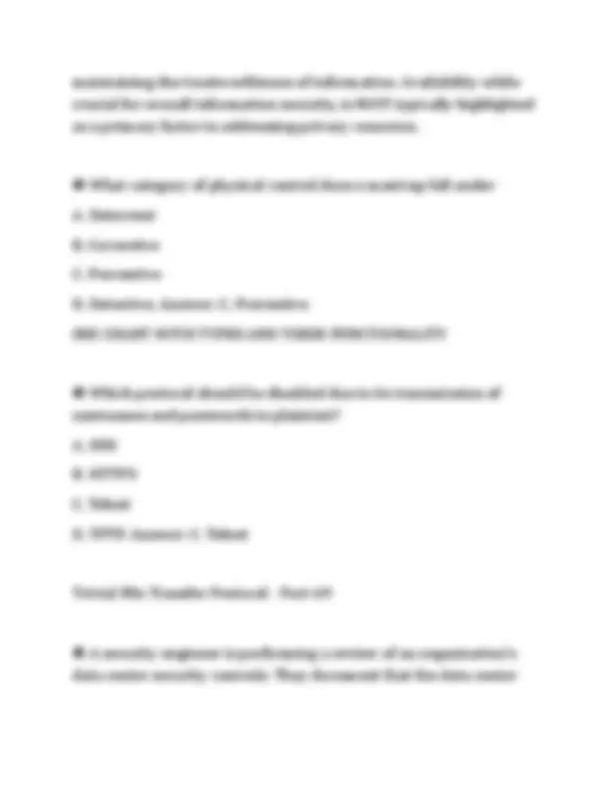 CYBER SECURITY CERT TEST FINAL SCRIPT 2026 COMPLETE SOLUTION SET ...