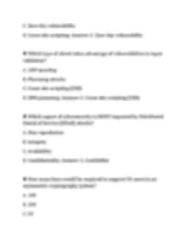 CYBER SECURITY CERT TEST FINAL SCRIPT 2026 COMPLETE SOLUTION SET ...