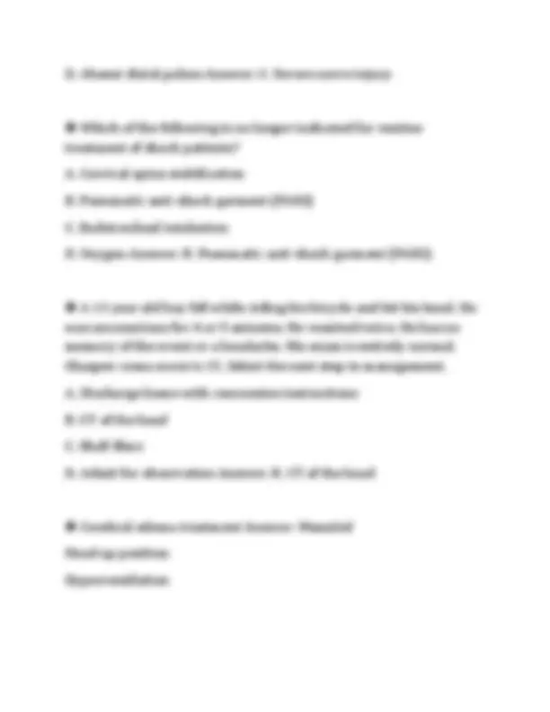 ATLS PRE TEST 1 ACTUAL EXAM PAPER 2026 COMPLETE QUESTIONS AND ANSWERS ...