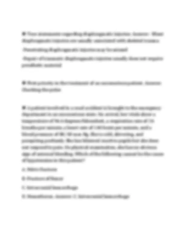 ATLS PRACTICE ACTUAL EXAM PAPER 2026 COMPLETE QUESTIONS AND ANSWERS ...