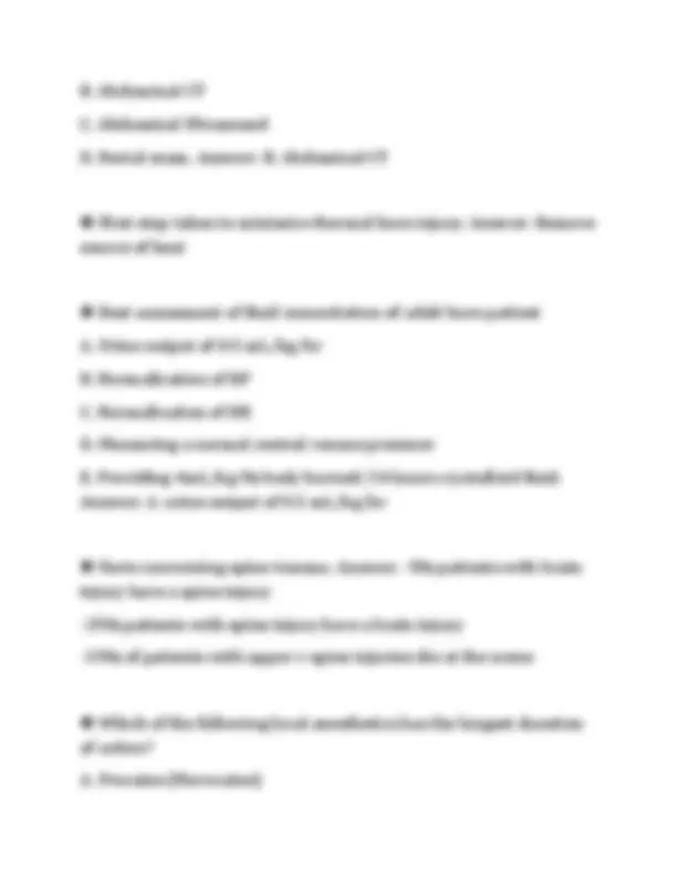 ATLS PRACTICE ACTUAL EXAM PAPER 2026 COMPLETE QUESTIONS AND ANSWERS ...