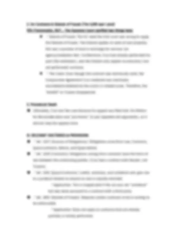 Detailed case summaries and legal principles for Obligations and ...