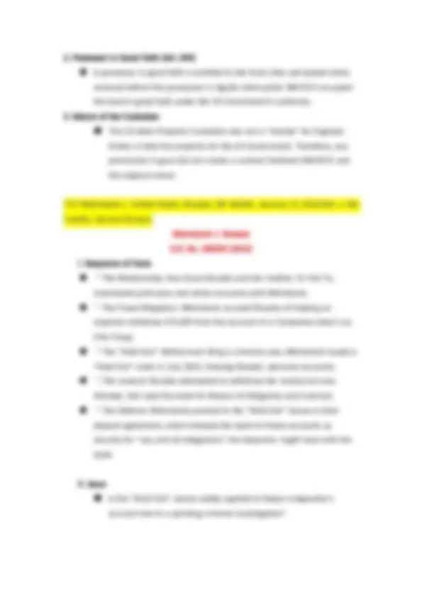Detailed case summaries and legal principles for Obligations and ...