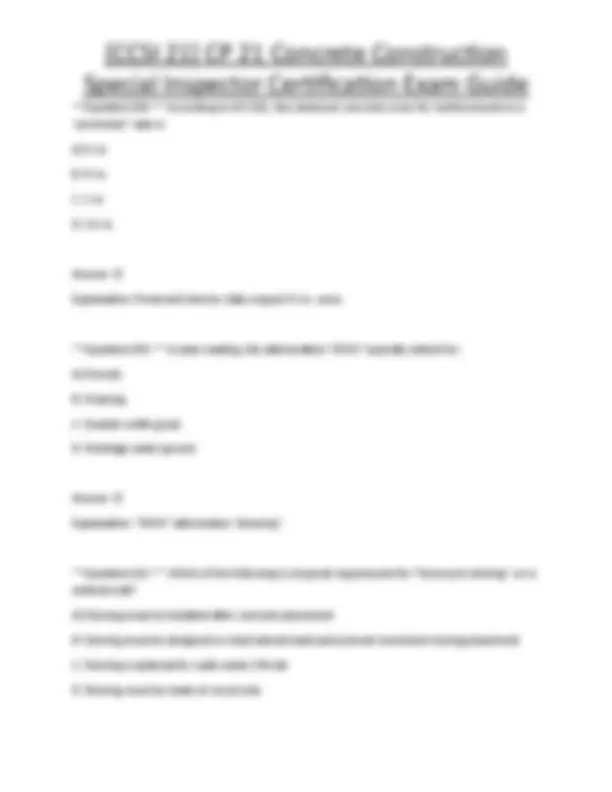 [CCSI 21] CP 21 Concrete Construction Special Inspector Certification ...