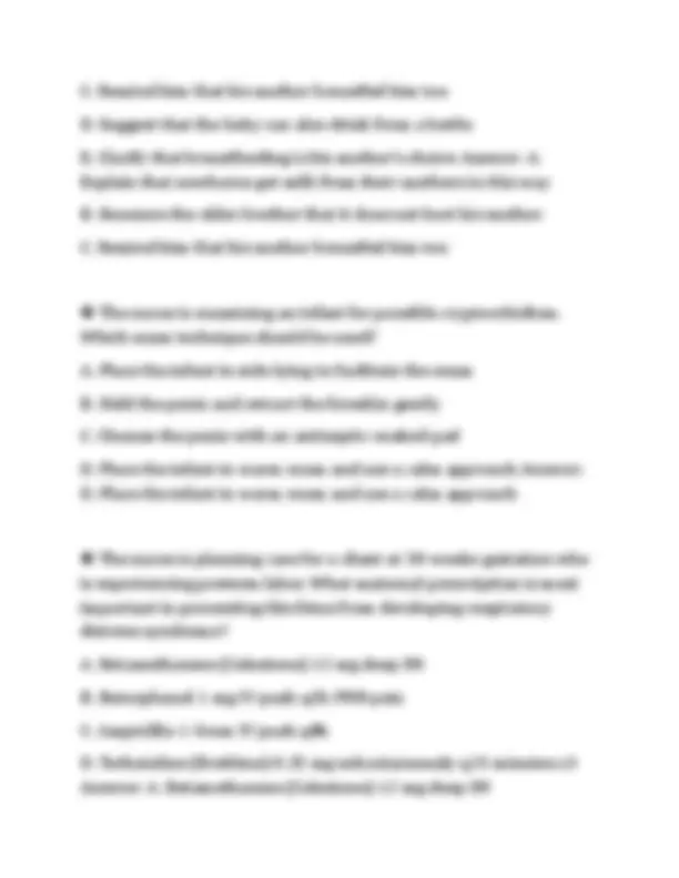 HESI DE MATERNITY LAS PREGUNTAS A EXAMEN REAL 2026 PREGUNTAS Y ...