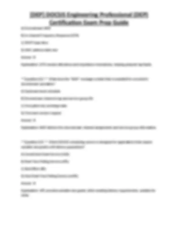 [DEP] DOCSIS Engineering Professional (DEP) Certification Exam Prep ...
