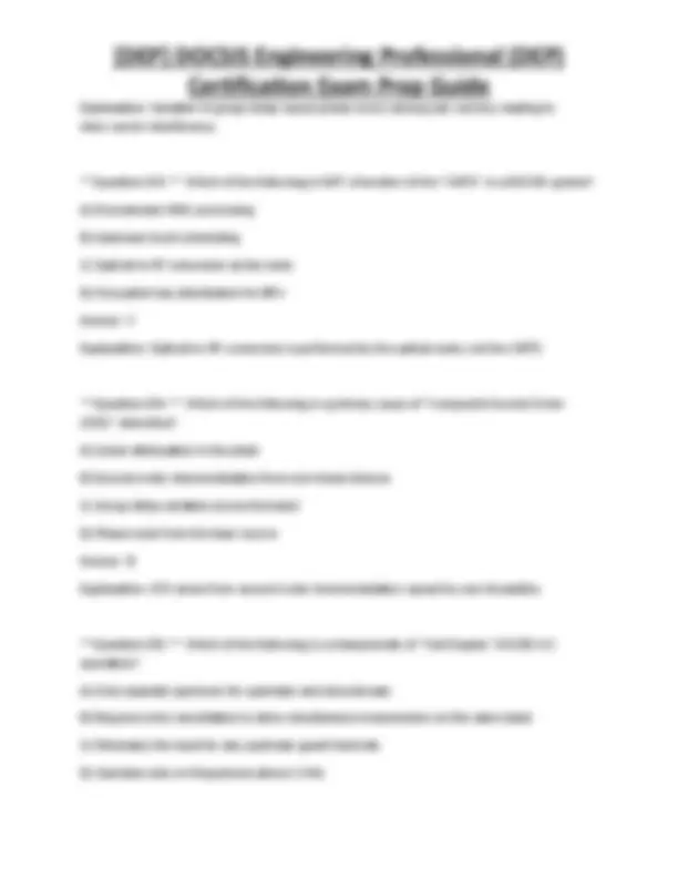 [DEP] DOCSIS Engineering Professional (DEP) Certification Exam Prep ...