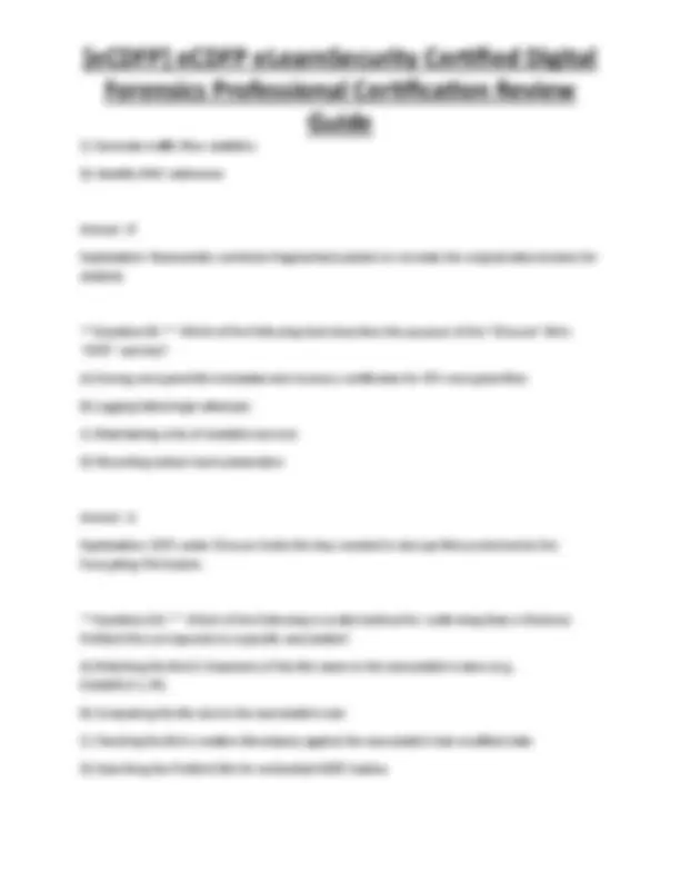 [eCDFP] eCDFP eLearnSecurity Certified Digital Forensics Professional ...