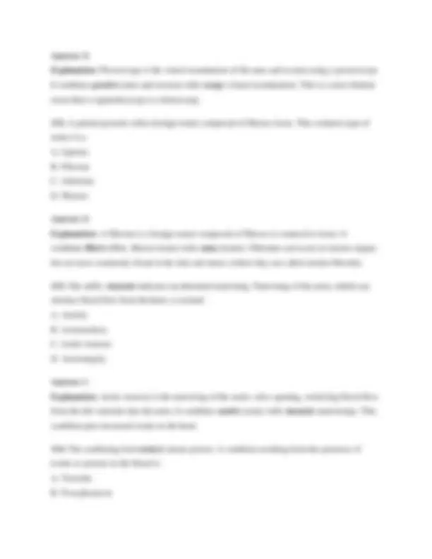 Medical Terminology Final Exam 2026-2027: 120 Practice Questions ...