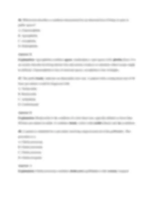 Medical Terminology Final Exam 2026-2027: 120 Practice Questions ...