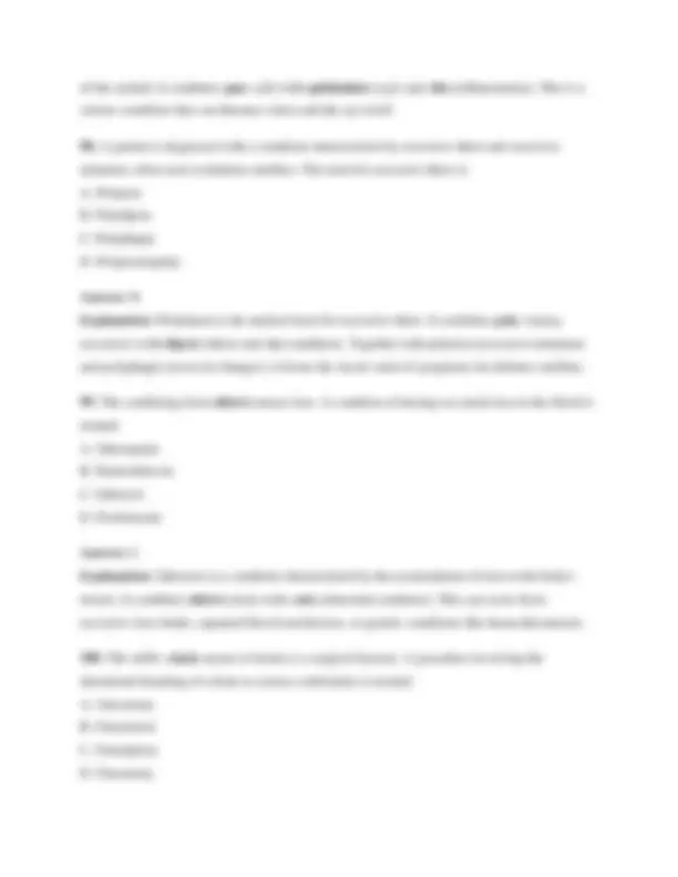 Medical Terminology Final Exam 2026-2027: 120 Practice Questions ...