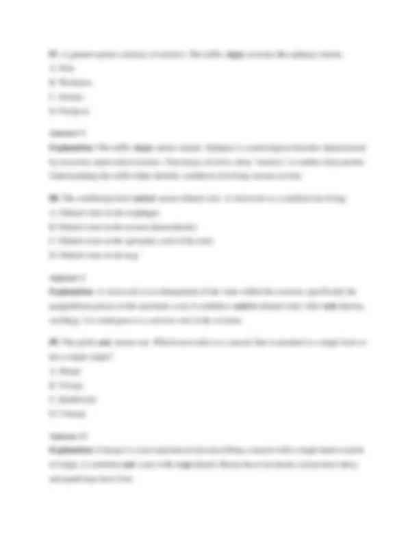 Medical Terminology Final Exam 2026-2027: 120 Practice Questions ...
