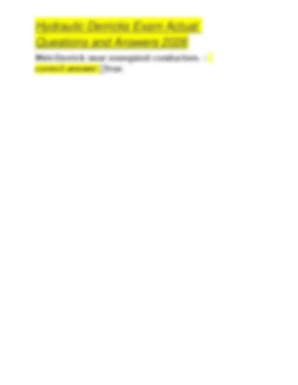 Derricks Text Hydraulic Derricks Exam Actual Questions and Answers 2026 | Exams ...