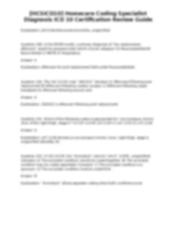 [HCSICD10] Homecare Coding Specialist Diagnosis ICD 10 Certification ...