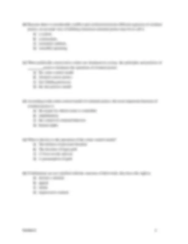 Test Bank for Introduction to Criminal Justice, 10th Edition by Robert ...