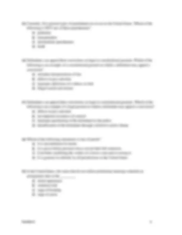 Test Bank for Introduction to Criminal Justice, 10th Edition by Robert ...