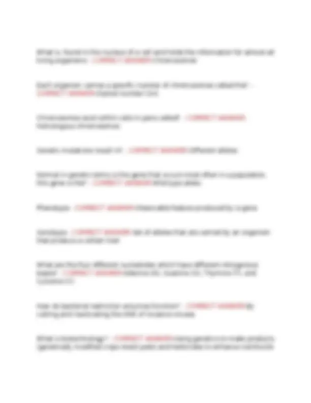 2025 BIOD 210 Genetics Final Exam QUESTIONS AND CORRECTLY WELL DEFINED ...