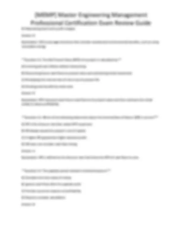 [MEMP] Master Engineering Management Professional Certification Exam ...