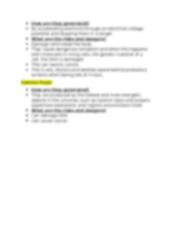 Electromagnetic waves sheet | Cheat Sheet Physics | Docsity