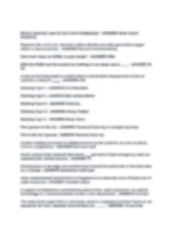 OHIO FIREFIGHTER 36 VOLUNTEER EXAM QUESTIONS AND CORRECT ANSWERS 100% ...
