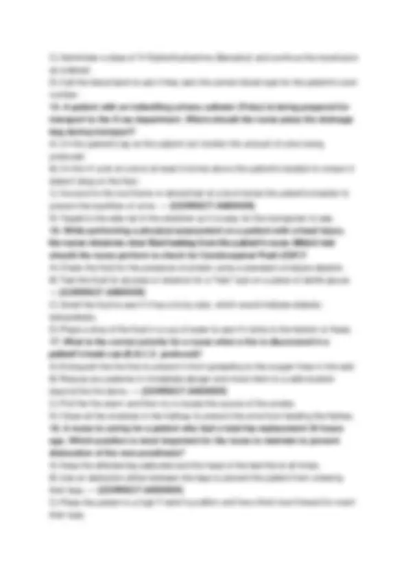 CDCA OSCE Nursing Clinical Competency Examination With A+ Graded ...