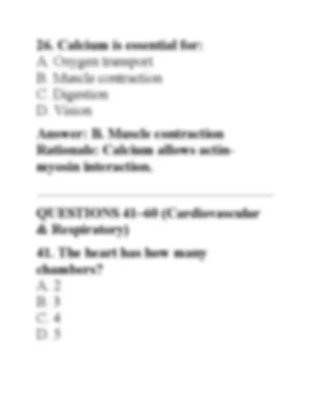 ANATOMY AND PHYSIOLOGY OPENSTAX LATEST UPDATED 2026 REAL FINAL EXAM ...