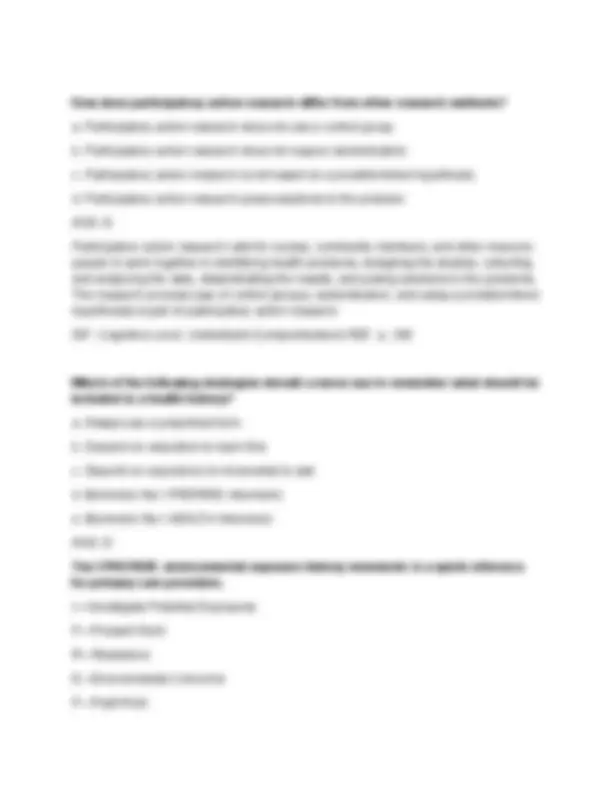 NR 442 Community Health Nursing Exam 1 – Complete Study Guide with ...