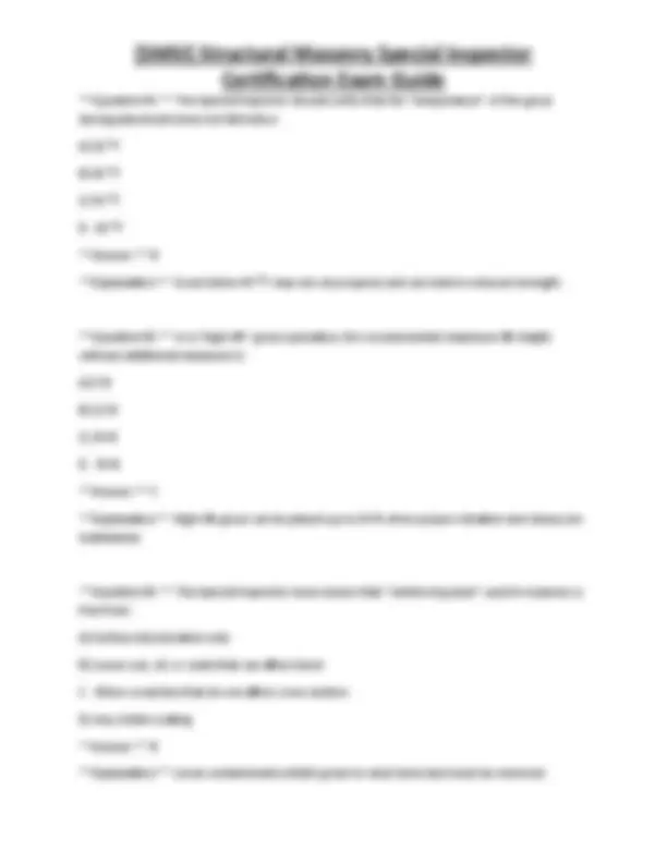 [SMSI] Structural Masonry Special Inspector Certification Exam Guide ...