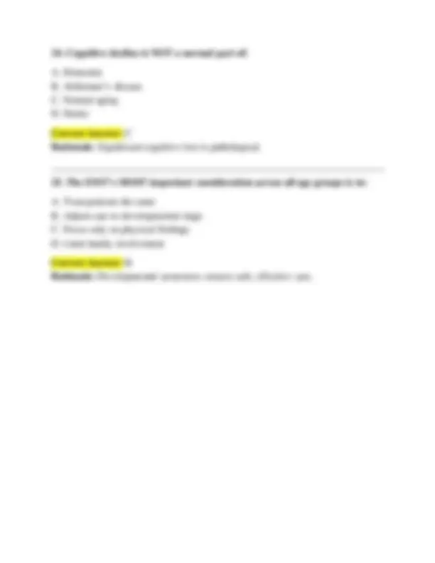 TEST BANK FOR AAOS EMERGENCY CARE AND TRANSPORTATION OF THE SICK AND ...