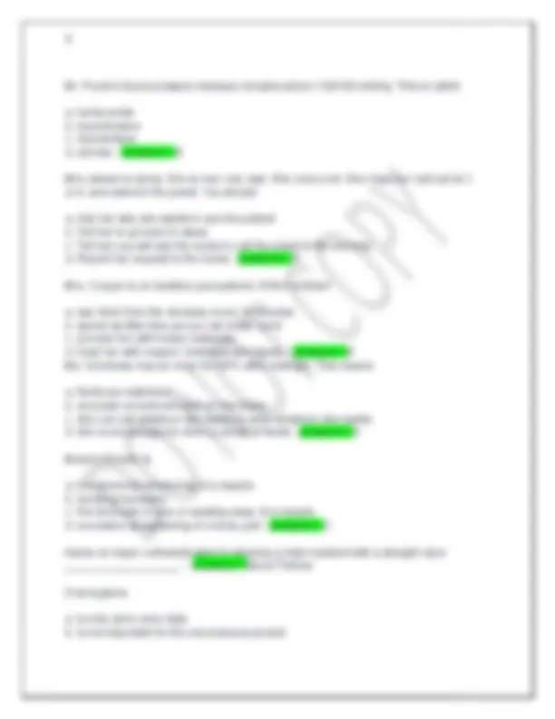 Nursing Fundamentals Final Exam 2026 2027 With Questions and Correct ...