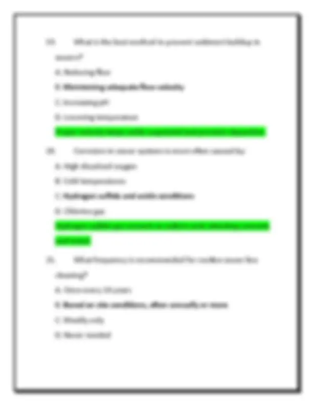 Collection System Operator WEF Voluntary Collection Systems Operator Level 4 Certification Exam ...