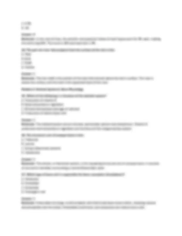 BIOL251 Human Anatomy & Physiology I w/Lab - Comprehensive Final Exam ...
