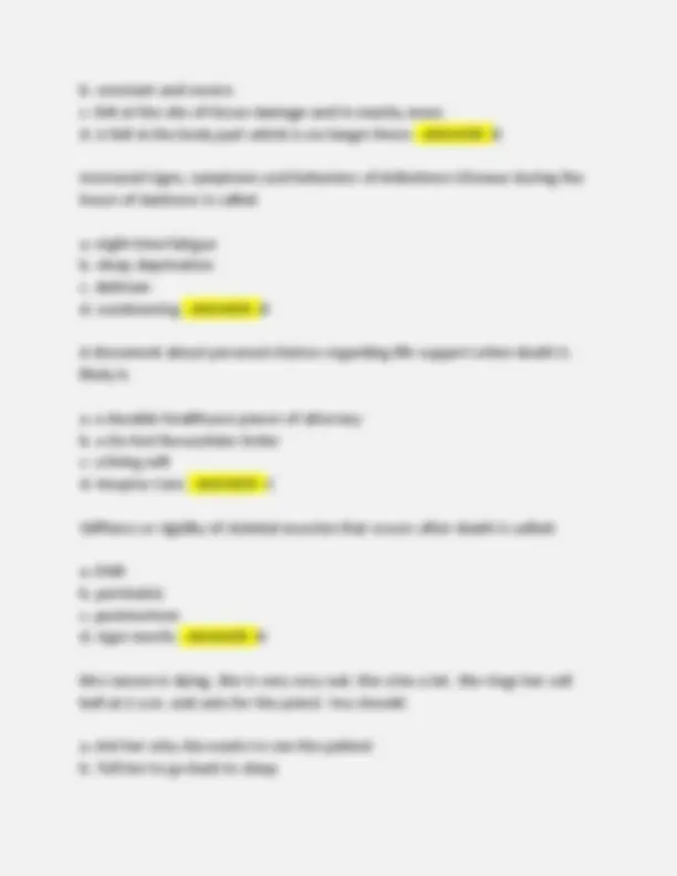 NURSING FUNDAMENTALS FINAL EXAM QUESTIONS WITH CORRECT DETAILED ANSWERS ...