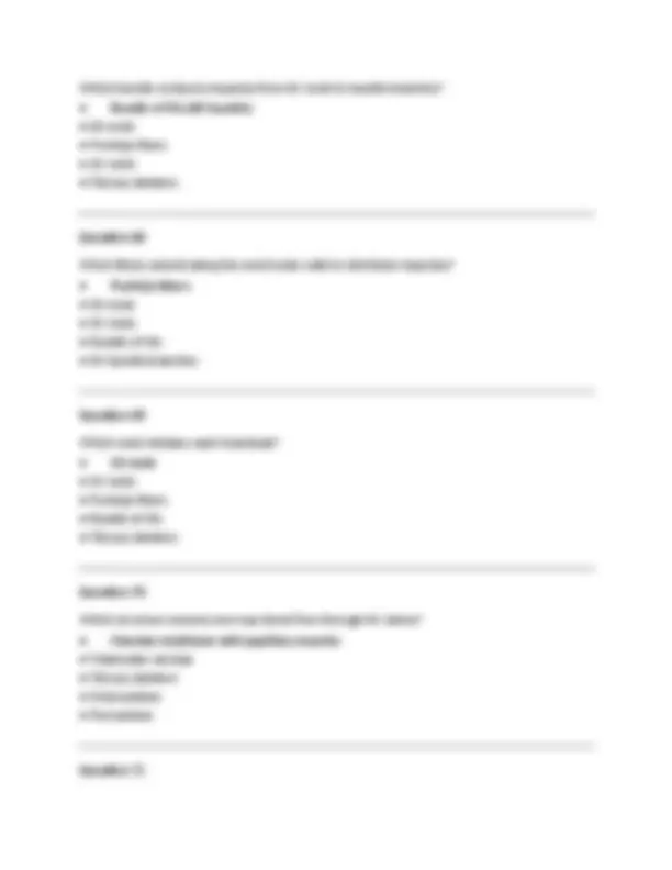 BIOL252: Human Anatomy & Physiology II w/Lab 2025 Module 2 Exam Review ...