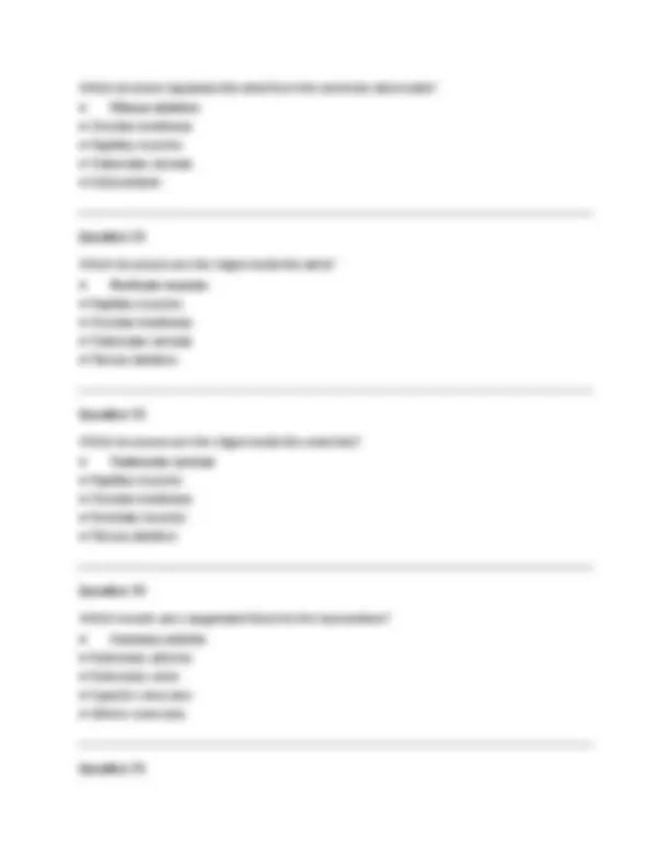 BIOL252: Human Anatomy & Physiology II w/Lab 2025 Module 2 Exam Review ...