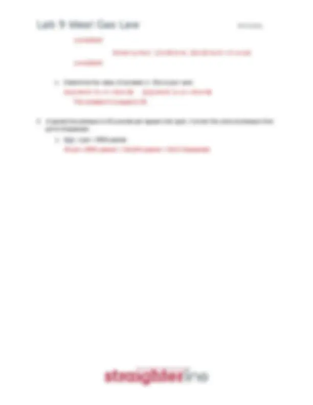 PHY250L Lab 9 Exam (2026 / 2027) | Ideal Gas Law | StraighterLine (PDF ...