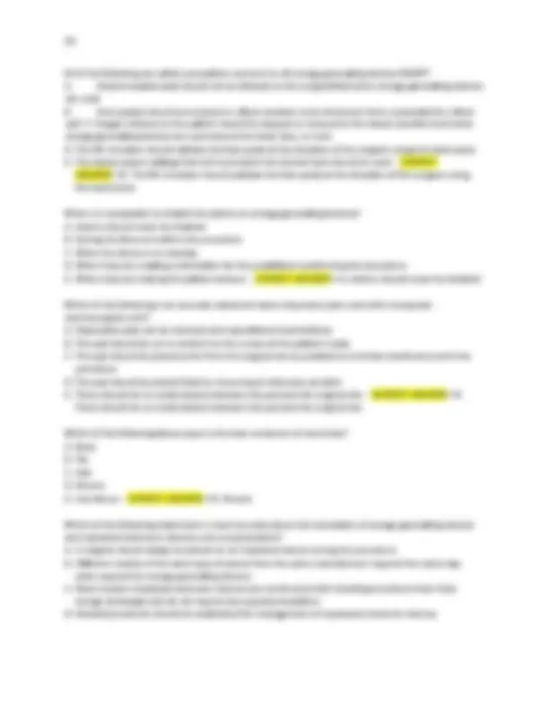 AORN PERIOP 101 FINAL EXAM QUESTIONS AND VERIFIED ANSWERS | Exams ...