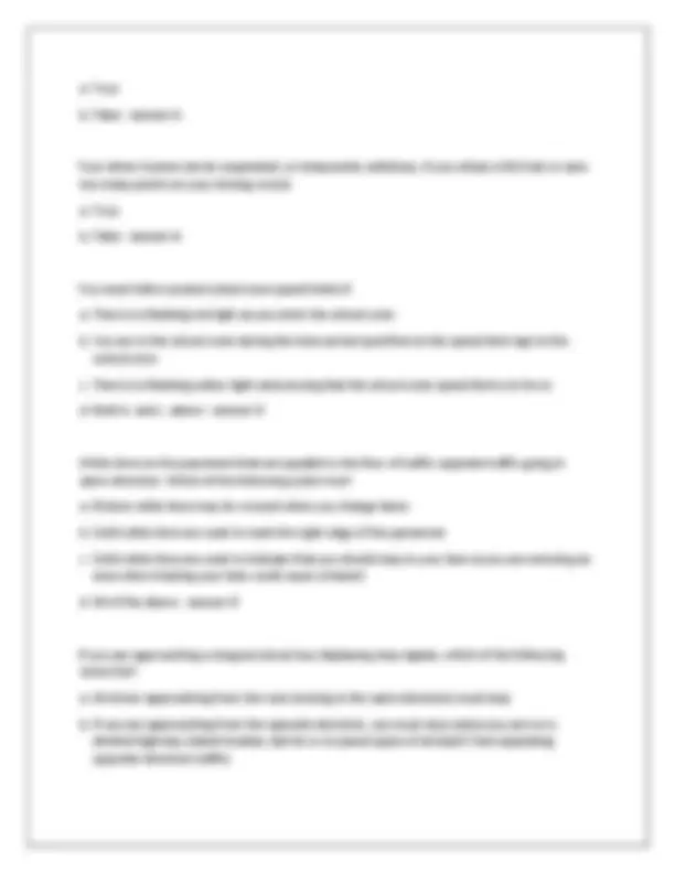 MICHIGAN BASIC DRIVER IMPROVEMENT COURSE NEWEST 2026 ACTUAL EXAM 100 ...