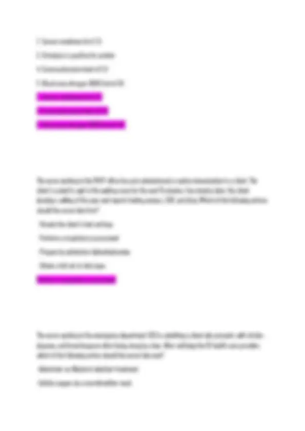 NUR 265 EXAM 4 FINAL 100 QUESTIONS AND ANSWERS UPDATED 2026 2027 FINAL ...