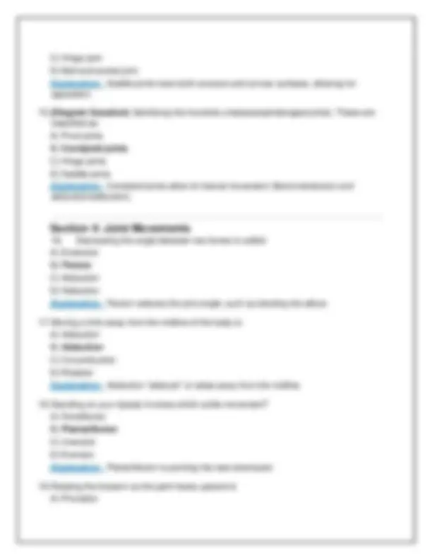 Biol251 Human Anatomy & Physiology I W/Lab 2026 | Module 4 Exam Review ...