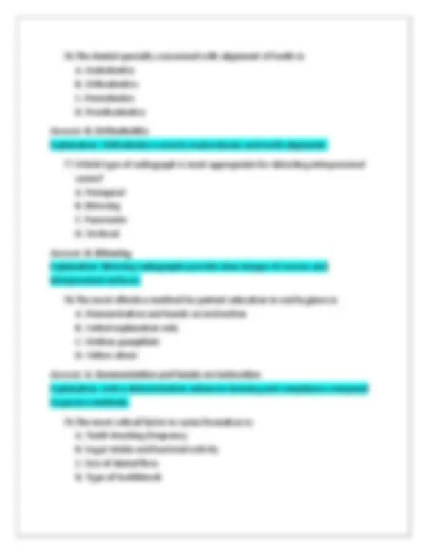 National Board Dental Examination (NBDE) Practice Exam Newest 2025 ...
