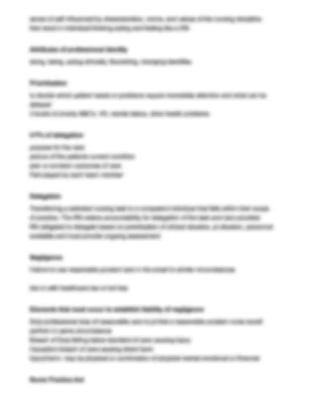 Hondros NUR 205 Exam 1 (Latest 2026/2027) Verified Answers, Graded A+ ...