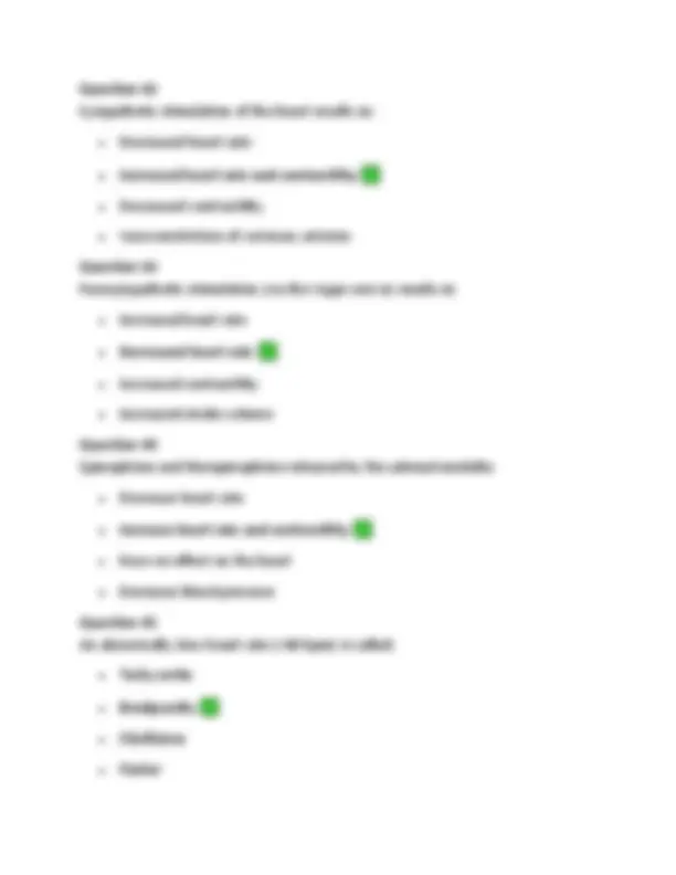 BIOL252: Human Anatomy & Physiology II w/Lab Module 2 Exam Review ...