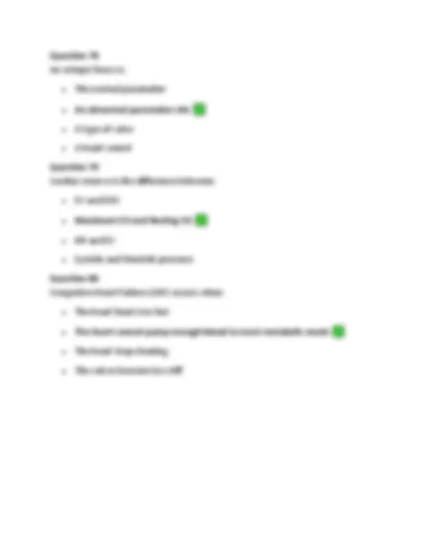 BIOL252: Human Anatomy & Physiology II w/Lab Module 2 Exam Review ...