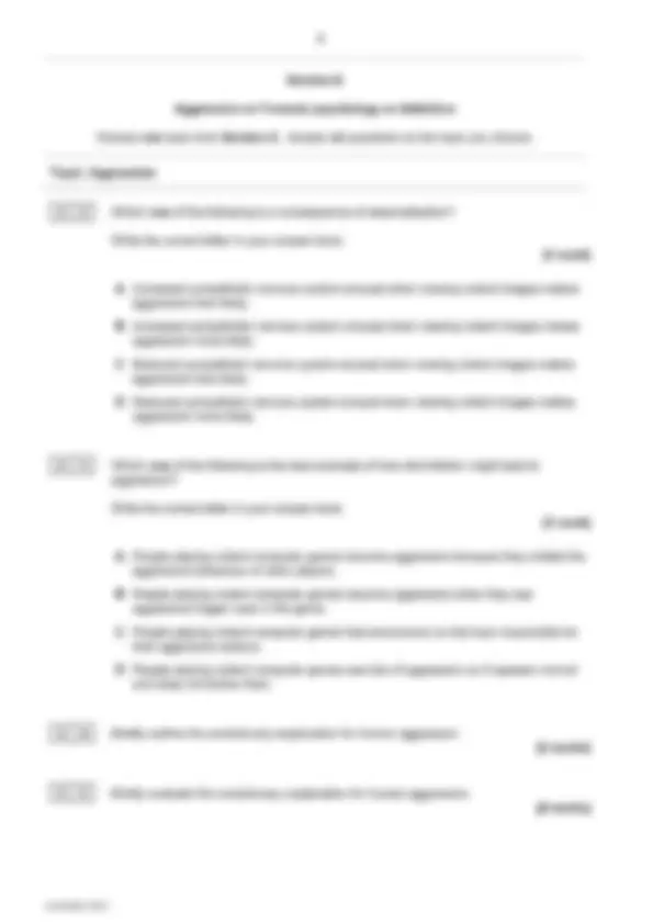 2025 AQA A-level PSYCHOLOGY Paper 3 Question paper | Papers Psychology ...