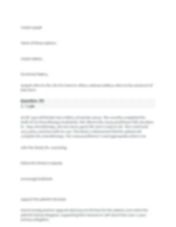 BIOS NR 667 CEA Week 3 Exam | FNP Capstone Practicum & Intensive ...